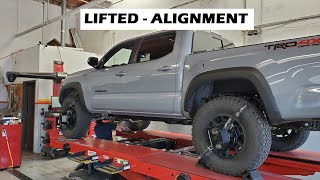 2021 Toyota Tacoma Alignment After LIFT