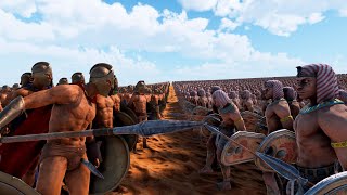 100,000 SPARTANS surrounded by 1,000,000 EGYPTIANS | Ultimate Epic Battle Simulator 2