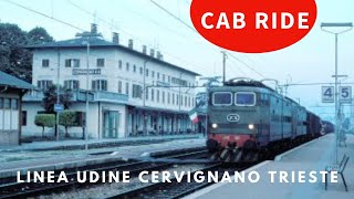 Linea Gemona Cervignano Trieste 1993 cab ride Udine Italy vintage train footage locorama