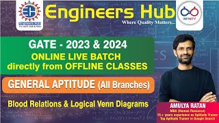 ONLINE LIVE BATCH directly from OFFLINE CLASSES || Blood Relations & Logical Venn Diagrams.