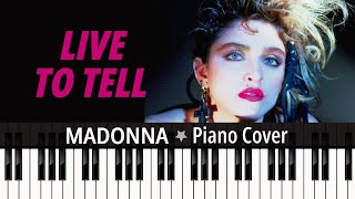 Madonna - Live To Tell (At Close Range OST) (1986 / 1 HOUR LOOP)