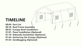 Cecarol C01 Carport Assembly Instruction (Grey Sample Product)