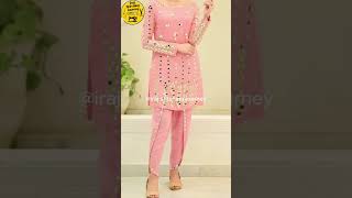 New style mirror work dress ideas for eid 2024