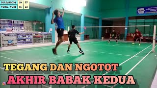 Comeback & Sengit Diakhir | Sikembar Yuda/Yudi Vs Bule/Sodiq - Badminton Hall KHARISMA