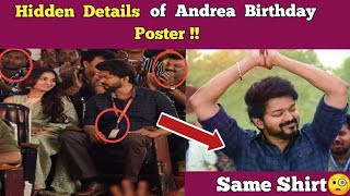 Hidden Details & Explanation of Andrea Birthday Poster from Master Team 🧐 | Master | Lokesh |Vijay