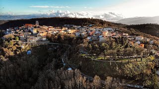 Panoramica di Guardia Lombardi. Gennaio 2024.