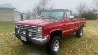 Chevy K20 Squarebody wiring nightmare!and a shed shuffle.