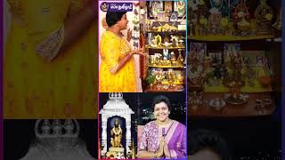 சனீஸ்வரனை பூஜை அறையில் வைத்திருக்கேன்! - Kadhal Saranya Nagh Pooja Room