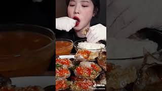 Crab even mixed with Rice Mukbang ASMR Korean Eating Show