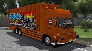 SHAREEE‼️LIVERY MODS TRUCK HINO 500 EURO 4 TAM CARGO BOX TERBARUU🎉🎉