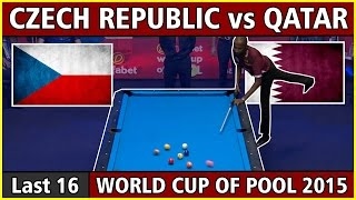 Qatar vs Czech Republic | Round 2 | Full HD | 2015 World Cup of Pool