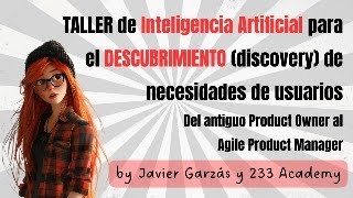 TALLER de Inteligencia Artificial para el DESCUBRIMIENTO (discovery)