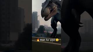 Jurassic Park Comes India🔥#ai #trex  #triceratops #dinosaur #fusion #hybrid #edit #viral #shorts #yt