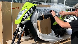 Montage d’un scooter Kymco Agility tout neuf! Scootart