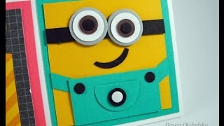 Minion Punch Art, Birthday Sampler