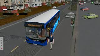 OMSI 2 SCUNTHORPE 2020 ROUTE 7 TO SKIPPINGDALE RETAIL PARK IN ENVIRO 200 MMC