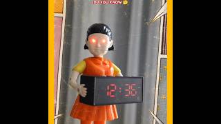 Squid Game Alarm Clock Doll 🤔 | Dangerous Alarm Clocks | #shorts