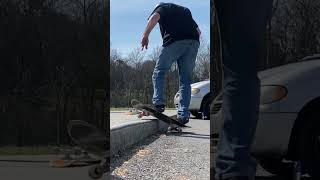 Ollie Impossible to Lip (Stall) No lipslide Skateboard Trick #shorts #skateboard #skate #impossible