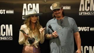 HARDY & Lainey Wilson Are Surprised Mid-Interview at the 2023 ACM Awards