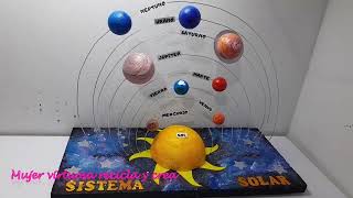 Maqueta Sistema solar paso a paso♻🤩MVRC♻