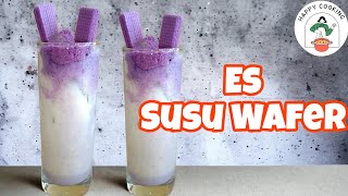 SEGER!! PANAS GINI BUAT ES SUSU WAFER SIMPLE | MINUMAN KEKINIAN | MINUMAN VIRAL | CUMA 2 BAHAN ❗❗