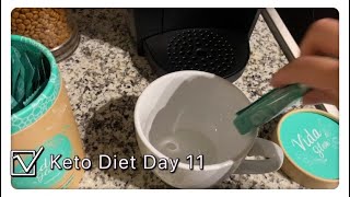 Vlog: Keto Diet Day 11/Vida Glow Powder/avocado/coffee/How I Feel