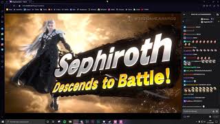 Los papús reaccionan a Sephiroth en Smash [TheGameAwards]