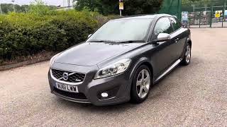 2011 61 Volvo C30 2.0 D4 R-Design Pearl Grey VOLVO SERVICE HISTORY