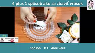 Ako sa zbaviť vrások s Aloe Vera