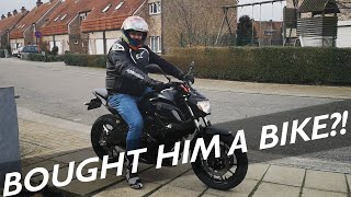 Surprising My Friend With A Motorcycle Goes WRONG!!!