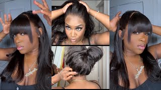 ITS BACK!! Hd Full Lace Wig Straight| Full head parting space ✨| Ft. Afsisterwig