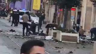 عاجل 🚨🚨🚨 انفجار في تركيا في اسطنبول في منطقة تقسيم