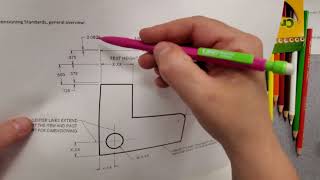 Hand Drawing Auxiliary Part 2, 3rd Angle Projection