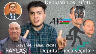 PAYLAŞ! Deputat Razi Nurullayevin əsl sifəti. Maskası cırıldı! İlk dəfə efirdə! SAXTA DEPUTAT!