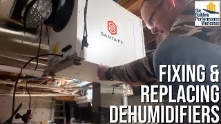 Dehumidifiers: Diagnosing, Fixing, & Replacing for Santa Fe Ultra 120 and Aprilaire E100