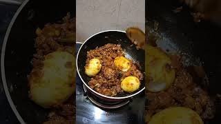 Dry mutton (uppanchulu) and egg fry 🥚#food #trending #cooking #egg #drymutton #shorts #video  😋😋🤤🍲🍲