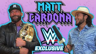 MATT CARDONA Exclusive Interview  | Favorite Match, Woo Woo Woo Origin, Hugh Jackman & More