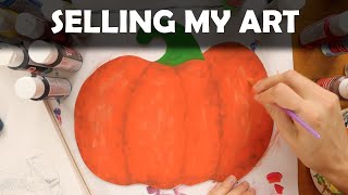 Making Pumpkins and Starting an Etsy Page