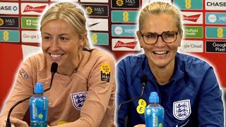 Sarina Wiegman and Leah Williamson pre-match press conference | England Women v Germany Women