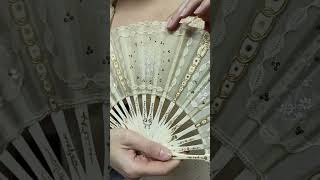 Старинный веер из коллекции проекта Музей на ладони. Antique edwardian hand fan