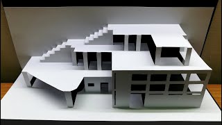 3D Origami House Card｜Pop Up Card｜Kirigami｜Paper Art｜Origami｜房屋彈出卡片 #309