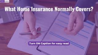 What Home Insurance Normally Covers?