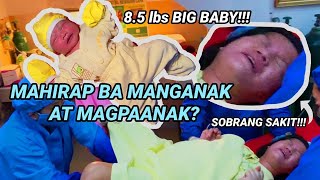 MAHIRAP BA MANGANAK AT MAGPAANAK? | 8.5 LBS BIG BABY GIRL WITH VERNIX