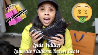 LUXURY UNBOXING | LOUIS VUITTON | LAUREATE PLATFORM DESERT BOOT | VLOG