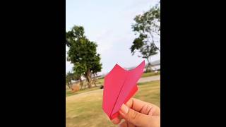 Best Paper Airoplane 🛩 | how to make a simple paper plane | paper plane 286 | #shorts #shortvideo