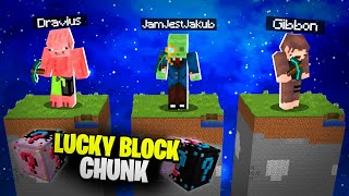 Minecraft, ale Kto PIERWSZY wykopie CAŁEGO CHUNKA pełnego LUCKY BLOCKÓW!