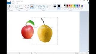 How to combine two images in paint  How to merge two pictures or images in paint 2020