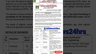 MRPL Recruitment Asst Engineer, Asst Executive 2023 #shorts #viral