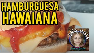 Hamburguesa Hawaiana