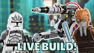 🔴 LEGO Star Wars AV-7 Canon LIVE build! 75045